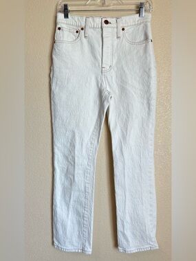 Madewell Cream Denim Jeans